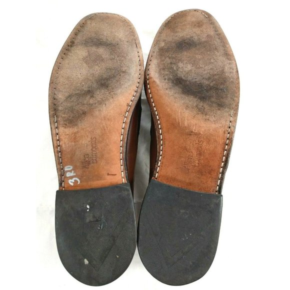  Allen Edmonds Brown Woven Tassel  Loafer 10.5 D